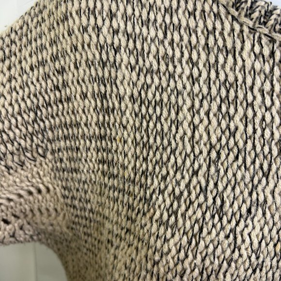 Marla Wynne M Sweater Beige Gold‎ Knit Chunky Long Sleeve Solid - Picture 4 of 14